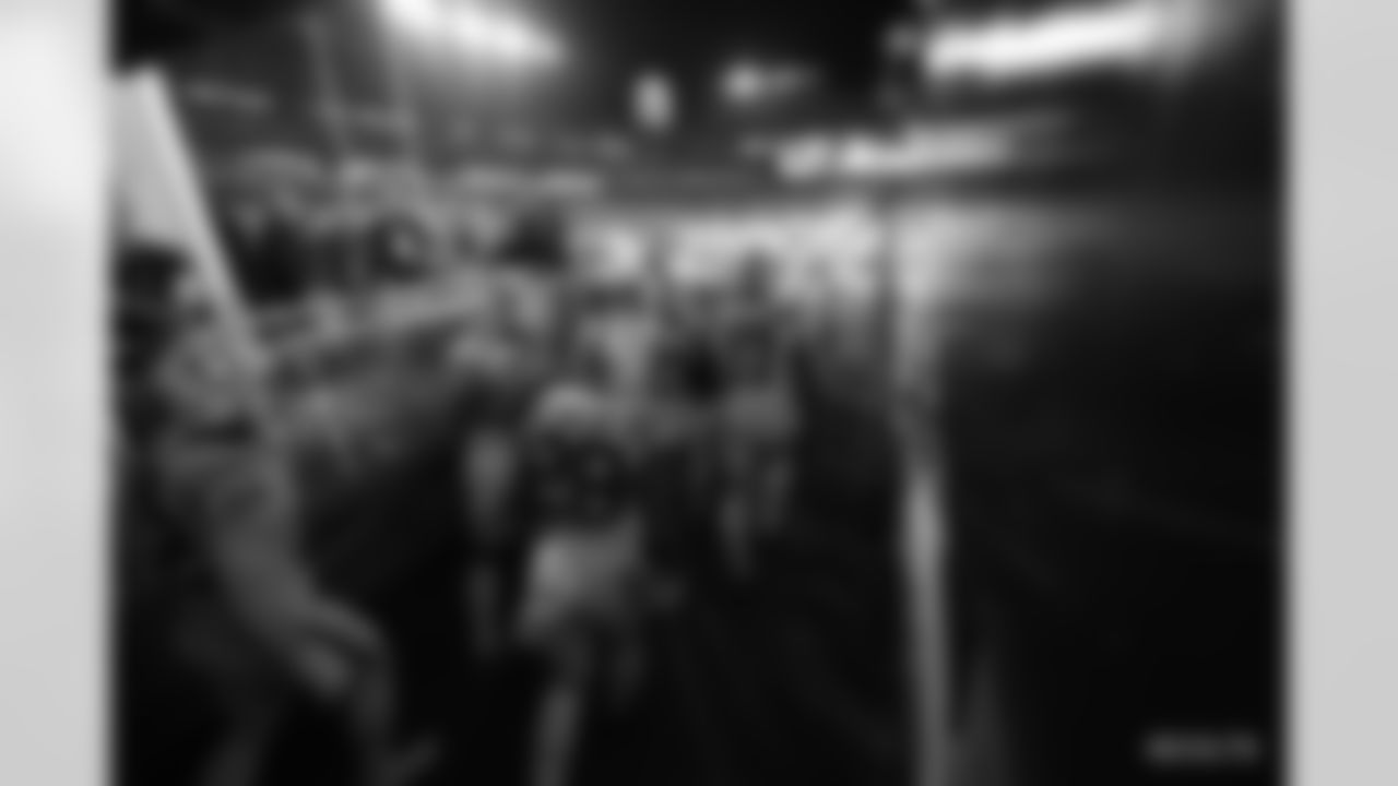 52 DE Ben Banogu, #45 LB E.J. Speed, #28 RB Jonathan Taylor, ]#17 WR Mike Strachan