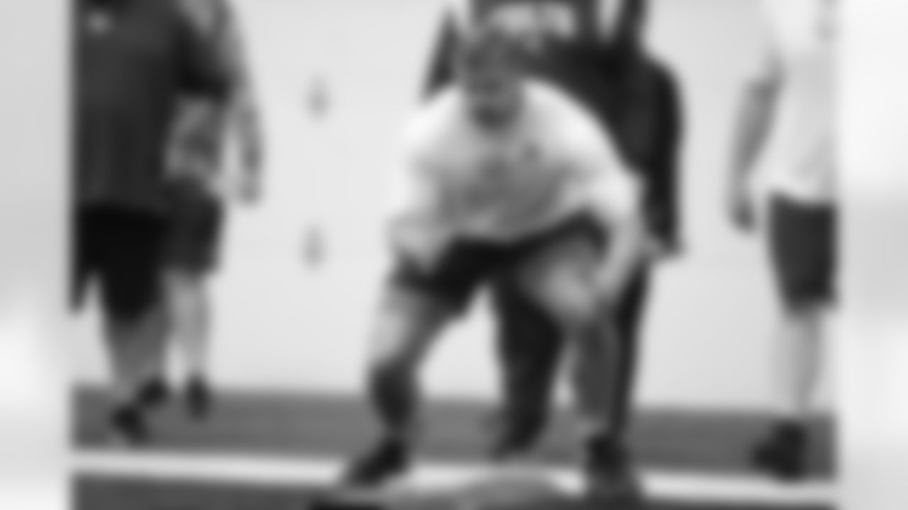 79 T Bernhard Raimann
Players train during Phase II of offseason workouts.