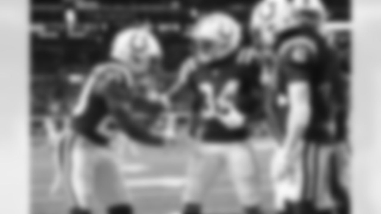23 CB Kenny Moore II, #34 CB Isaiah Rodgers, #41 S Jaleel Addae