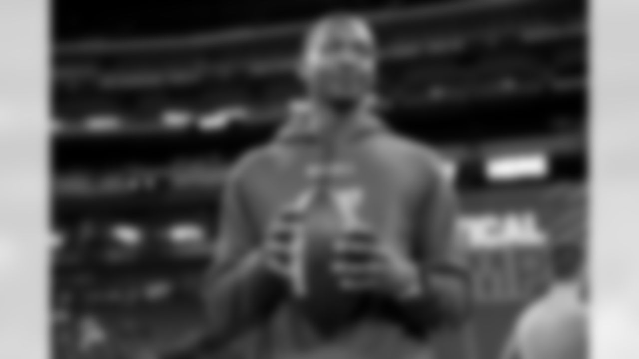 Tennessee quarterback Hendon Hooker looks on during the 2023 Scouting Combine on Saturday, March 4, 2023 in Indianapolis, Indiana. (Kara Durrette/NFL)