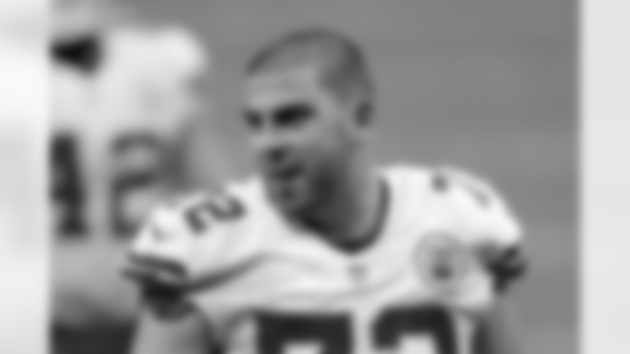 FILE - Kansas City Chiefs offensive tackle Eric Fisher is shown after an NFL football game against the New Orleans Saints in New Orleans, in this Sunday, Dec. 20, 2020, file photo. Whether it was Kansas City getting rid of banged-up and expensive starting offensive tackles Mitchell Schwartz and Eric Fisher, or the Raiders cutting ties with Lamarcus Joyner and Tyrell Williams, veterans around the league have been sent to the chopping block. (AP Photo/Tyler Kaufman, File)