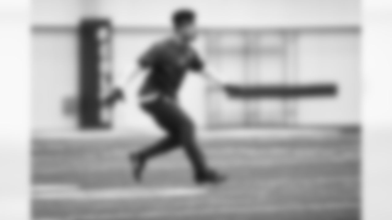 42 CB Marcel Dabo
Players train during Phase II of offseason workouts.