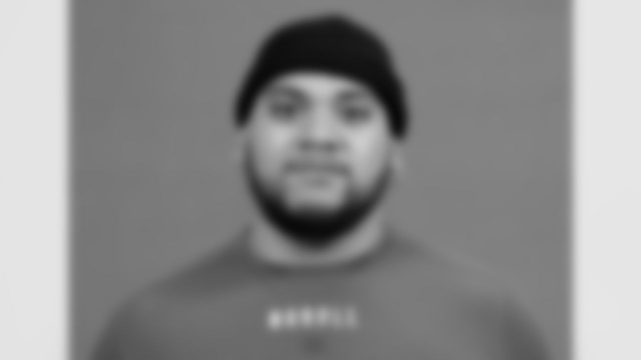 Baylor defensive lineman Siaki Ika poses for a portrait at the NFL football Combine on Tuesday, Feb. 28, 2023 in Indianapolis. (AJ Mast/AP Images for the NFL)