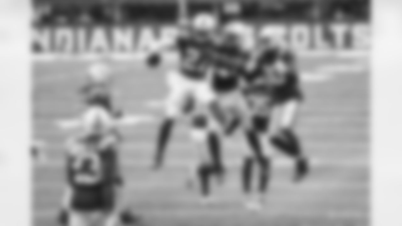 27 CB Xavier Rhodes, #43 RB Darius Jackson, #30 S George Odum