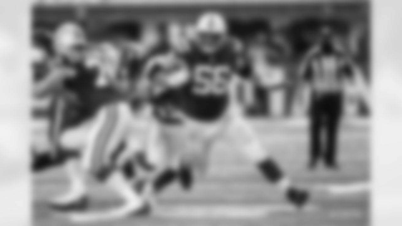 74 T Anthony Castonzo, #56 C/G Quenton Nelson