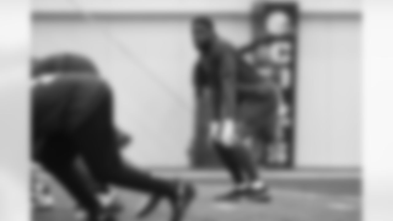 45 LB E.J. Speed
Players train during Phase II of offseason workouts.