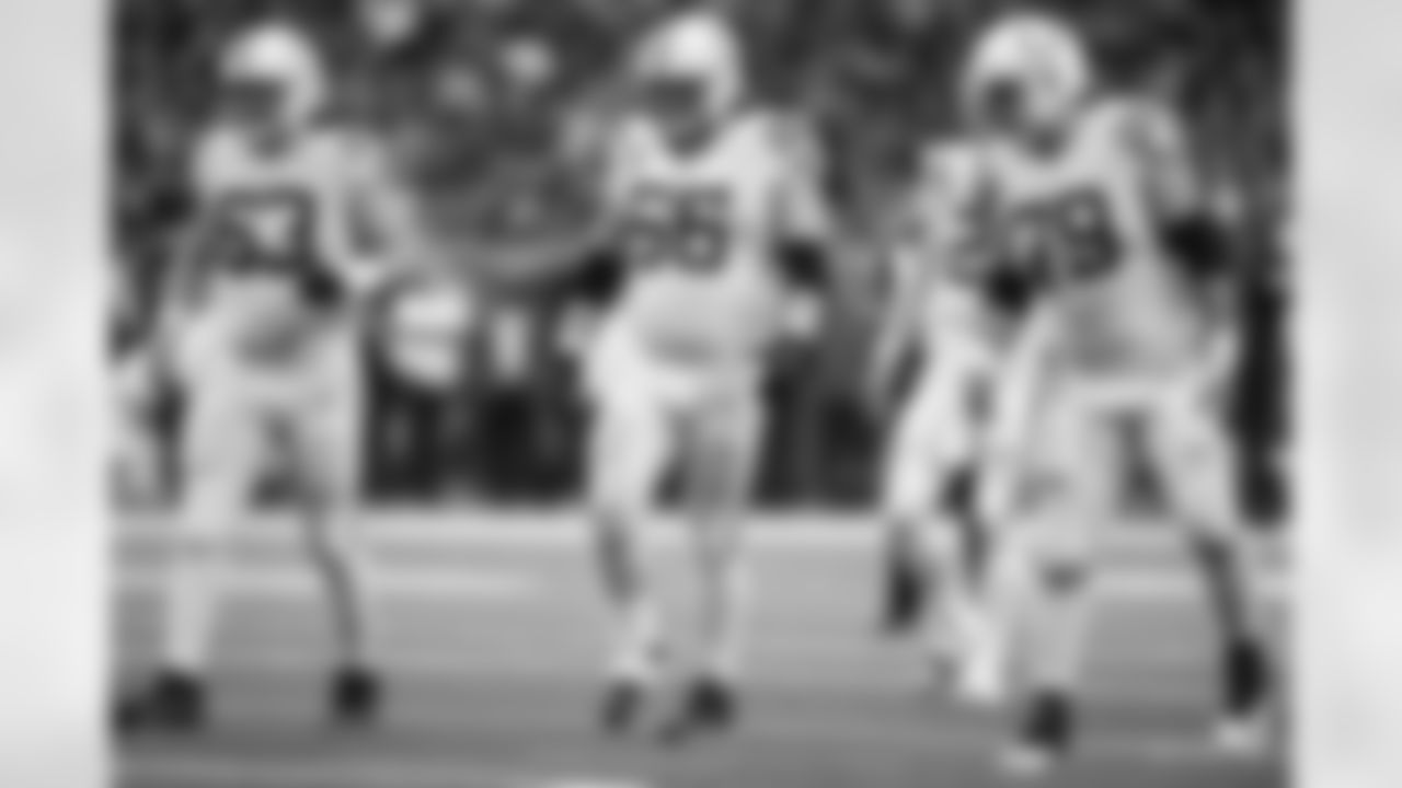 63 G Danny Pinter, #56 C/G Quenton Nelson, #79 OT Eric Fisher