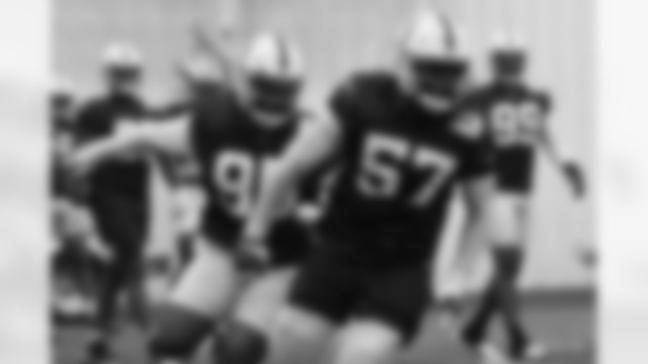 95 DT Taylor Stallworth, #57 DE Kemoko Turay