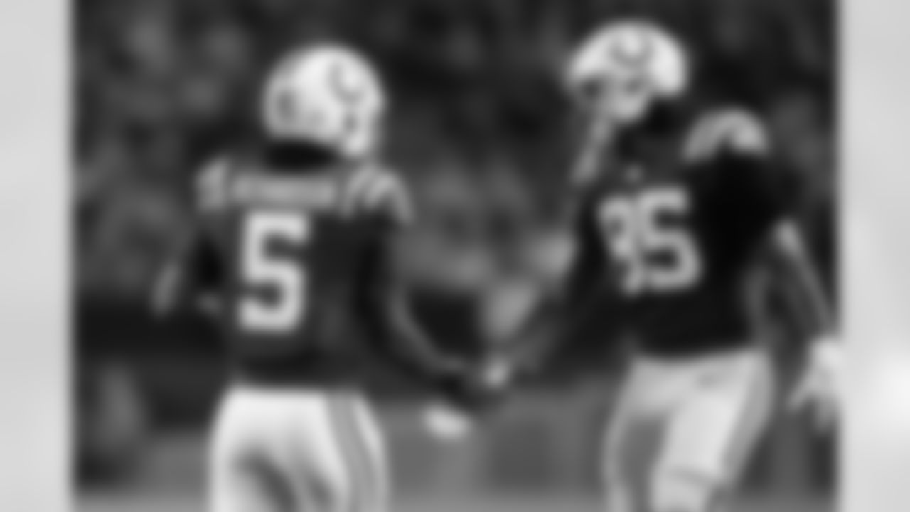 5 QB Anthony Richardson , 85 TE Andrew Ogletree