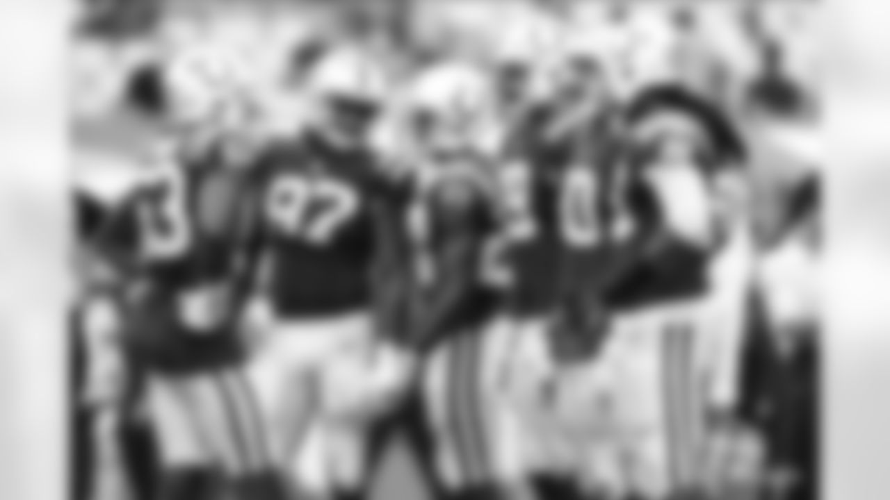 53 LB Darius Leonard, #97 DE Al-Quadin Muhammad, #27 CB Xavier Rhodes,#99 DT DeForest Buckner