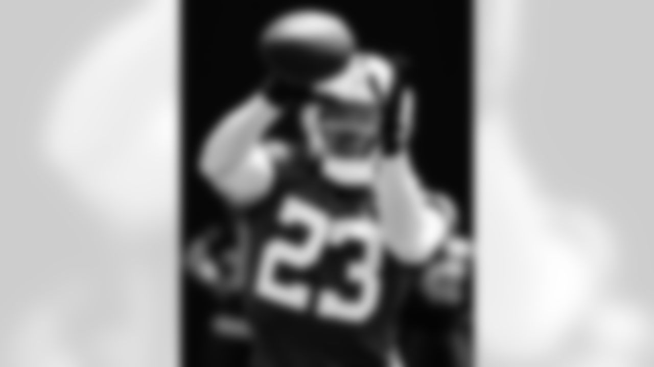 23 CB Kenny Moore II,
Players train during OTAs of offseason workouts.