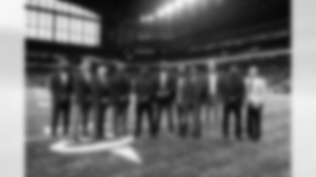 Bill Brooks, Marvin Harrison, Edgerrin James, Jeff Saturday, Bill Polian, Tarik Glenn, Dwight Freeney, Robert Mathis, Peyton Manning, Ring of Honor, James Irsay Owner and CEO, Reggie Wayne Wide Receivers,