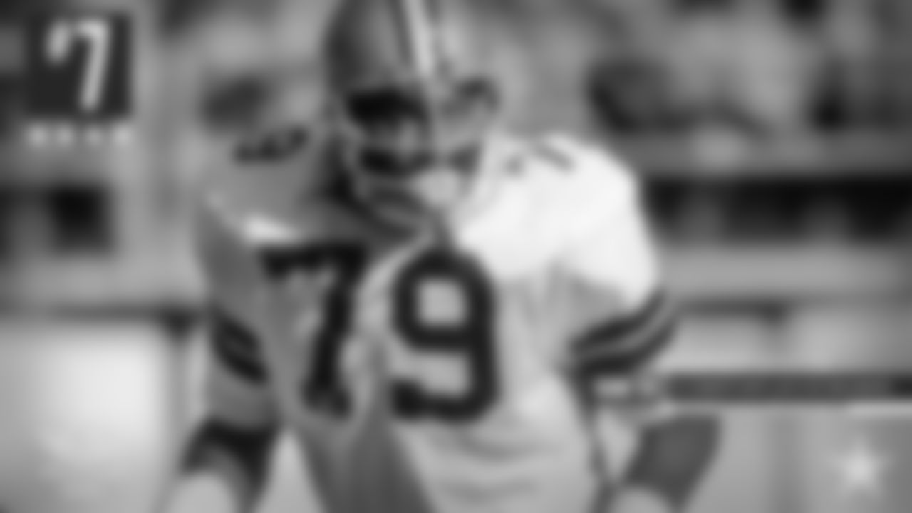 7 – Harvey Martin – Another player that many Cowboys fans believe should at least be in the team's Ring of Honor at AT&T Stadium. That accomplishment has escaped Martin, although he was the team's all-time leader in sacks until DeMarcus Ware surpassed him in 2013. Martin and "Too Tall" Jones were a dominating pass-rushing duo and the anchors of the line, along with Randy White. Martin and White actually were paired together as the only co-MVPs in Super Bowl history.