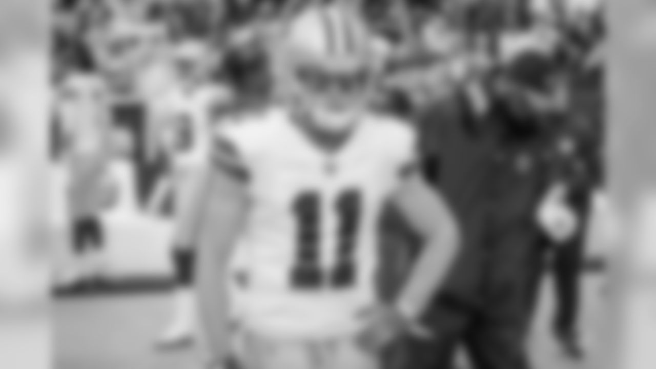 29 October 2017: Cole Beasley (11)
of the Dallas Cowboys during their week 8 regular season 33-19 win over the Washington Redskins at FedEx Field in Landover, Maryland. Photo by James D. Smith/Dallas Cowboys