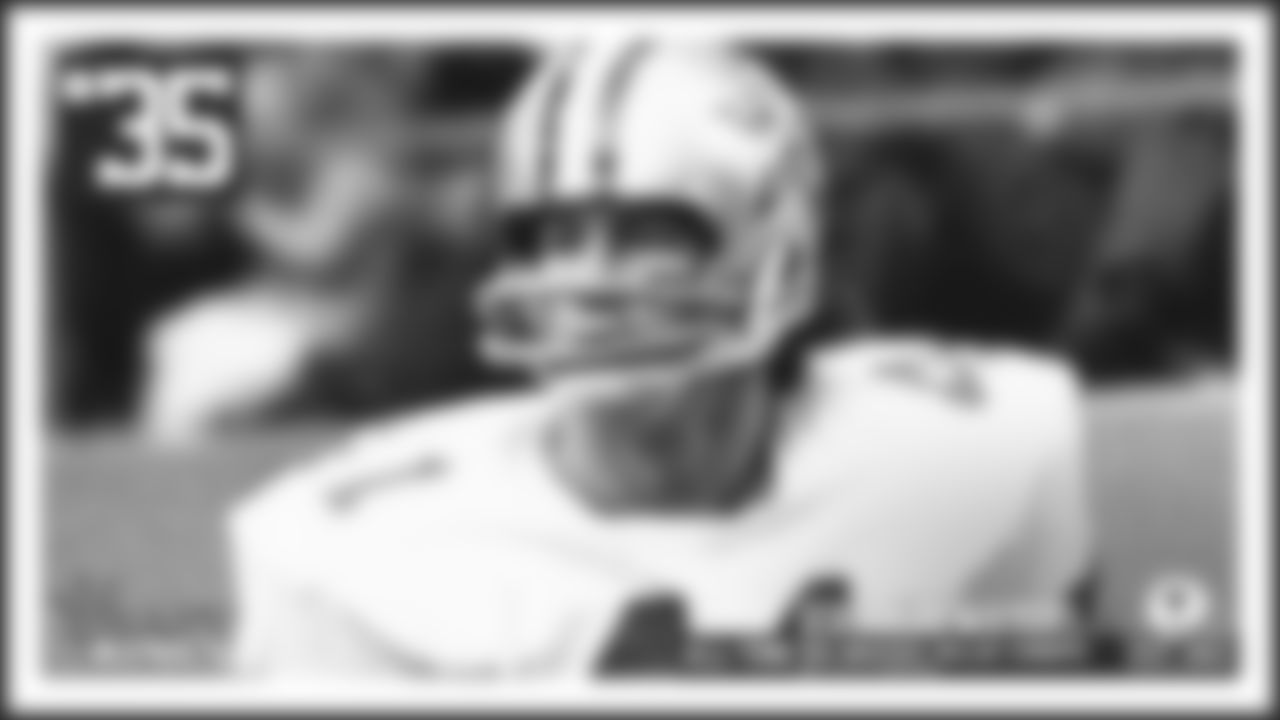 35. Charlie Waters
There was seemingly nothing Waters couldn't do on a football field. He holds the NFL record with nine career postseason interceptions, which included three alone in Dallas' 1977 divisional round victory over Chicago, was an all-conference wideout in college despite being recruited as a quarterback, was the Cowboys holder on field goals most of his career, and was a world-class special teams player, once blocking four punts in back-to-back games.
Waters wasn't a safety, or a cornerback, or a quarterback, or a wide receiver. As much as any player in franchise lore, he was a football player. He just so happened to be one of the most accomplished defensive backs in team history.