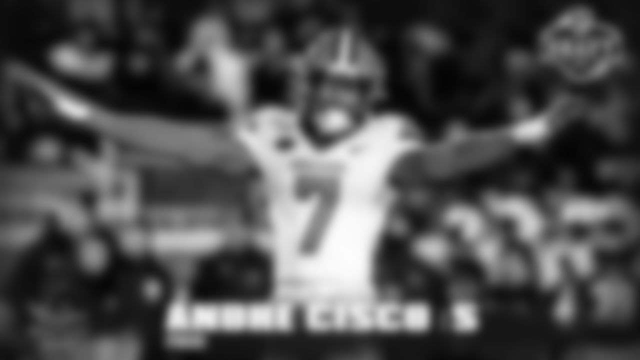 Andre Cisco, Syracuse - Did not workout due to a knee. First freshman to lead the country in interceptions since 1998. 13 career picks. Only 1 year of varsity football in high school.