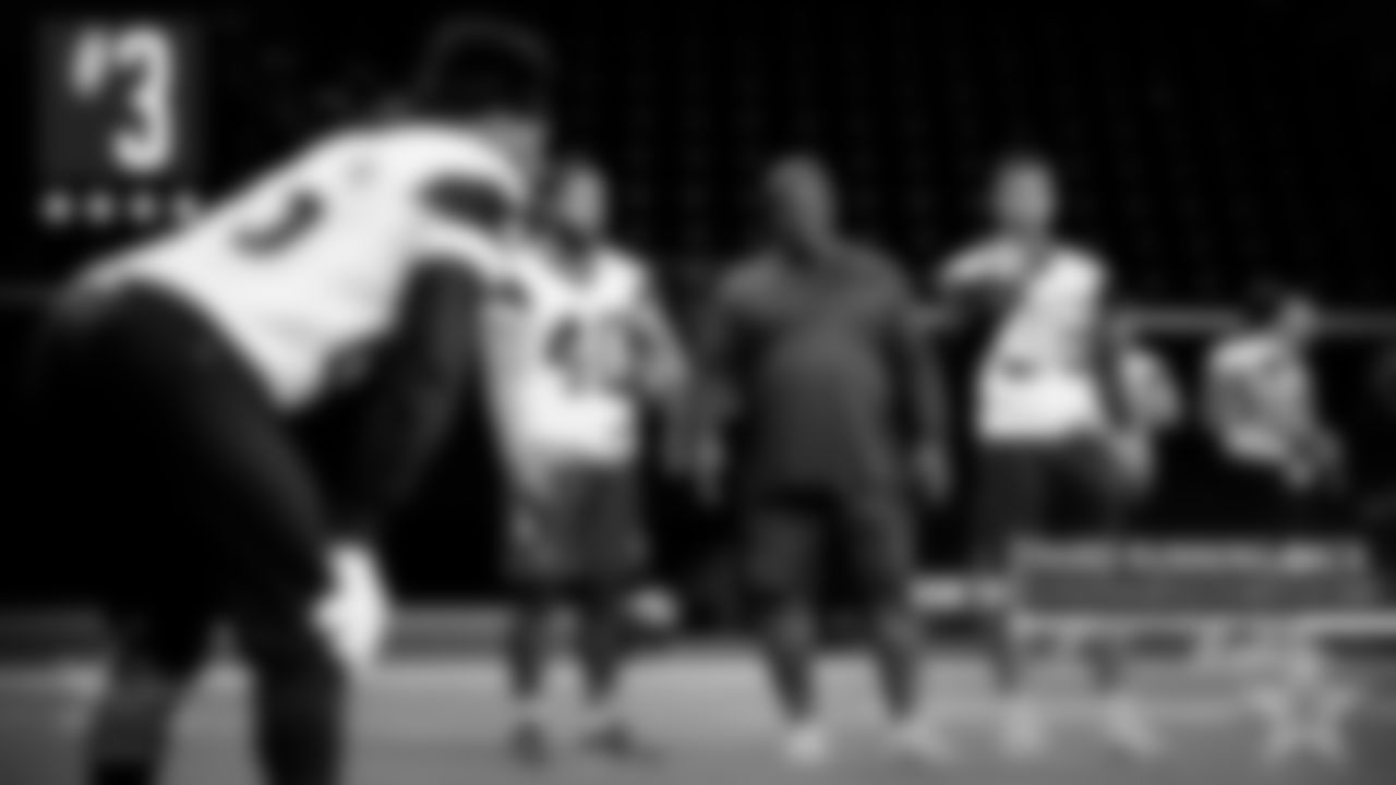3. Third Running Back: I don't see how they're going to be able to keep more than three running backs on the roster, which leaves four guys battling for two spots. Despite the addition of Tony Pollard and Mike Weber in the draft, I don't see Darius Jackson going quietly. Jackson is now two seasons removed from knee surgery and appears to be healthy. He is not only ready to compete for a spot on the roster, but I think he'll make a push to be the primary backup to Ezekiel Elliott. When we get to Oxnard, I expect to continue seeing Jackson getting those snaps behind Elliott until he proves he can't do the job … or until Pollard, Weber or Jordan Chunn prove they are just better. This battle will likely come down to which one of the backs is more complete in his skill level and gives them a boost on special teams.