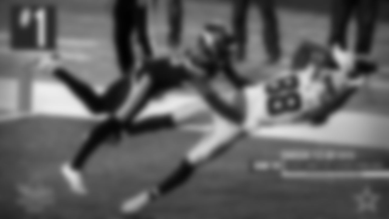 Week 12 vs. MIN – There's no competition for the top spot. While it was only a four-yard catch, Lamb's diving, corkscrewing touchdown against the Vikings was a picture perfect example of his top-notch hands and body control. This one will always make the highlight reel, no matter how long his career lasts.