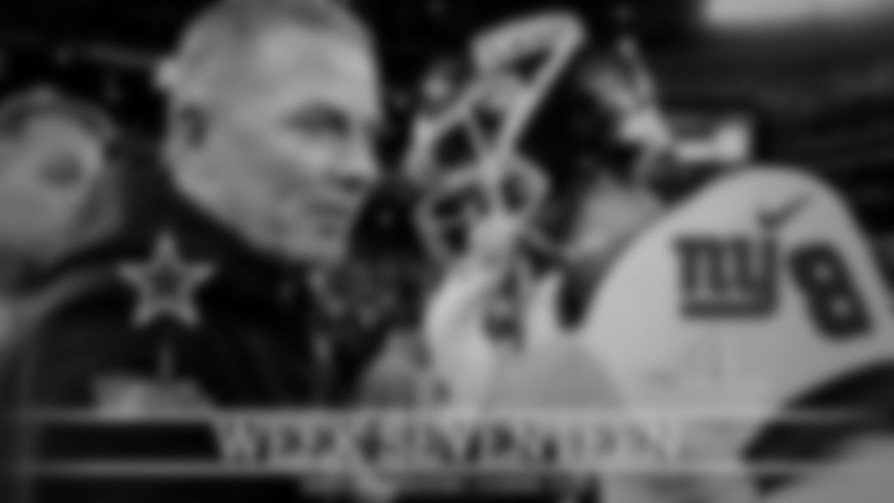at Giants
The last time the Cowboys closed the regular season against the Giants was in 2018 when Jason Garrett coached the team to an exciting 36-35 victory. Dak Prescott threw four touchdowns in the game including a 32-yard play to Cole Beasley followed by a game-winning two-point conversion to Michael Gallup. Now on the sideline for the Giants, Garrett will look to play late-season spoiler to the Cowboys.