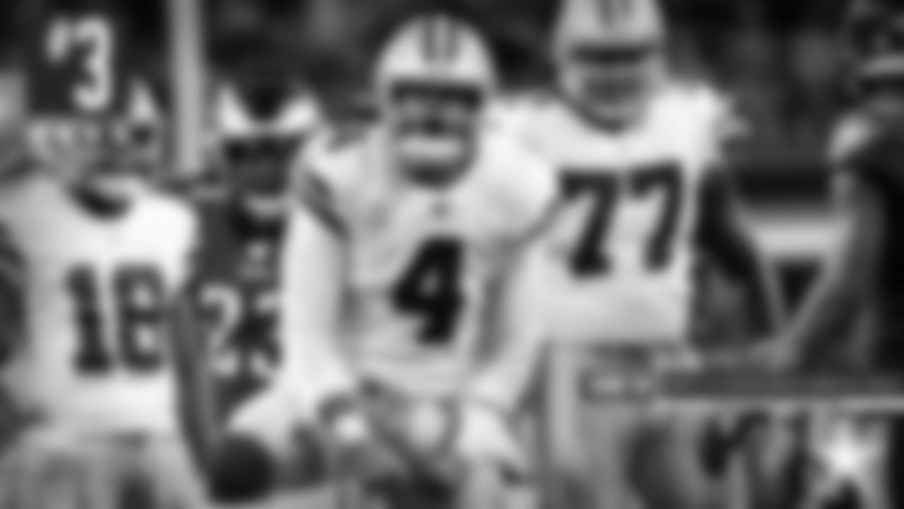 3 – Dak Prescott – Had it not been for a late interception, he might've been No. 1 on the list. Prescott was smart with the football on most other plays, only throwing six incomplete passes. Dak finished the game with a 100.5 passer rating and also ran the ball for 30 yards and a touchdown to break Roger Staubach's record of 20 rushing scores by a Cowboys quarterback.