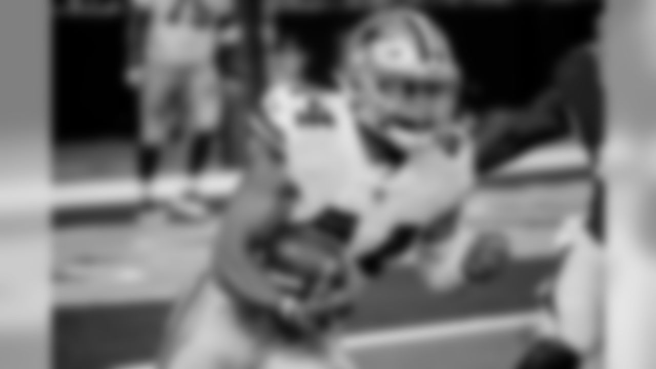 Dallas Cowboys running back Darius Jackson (44) during the second half of a preseason NFL football game against the Arizona Cardinals in Arlington, Texas, Sunday, Aug. 26, 2018. (AP Photo/Michael Ainsworth)