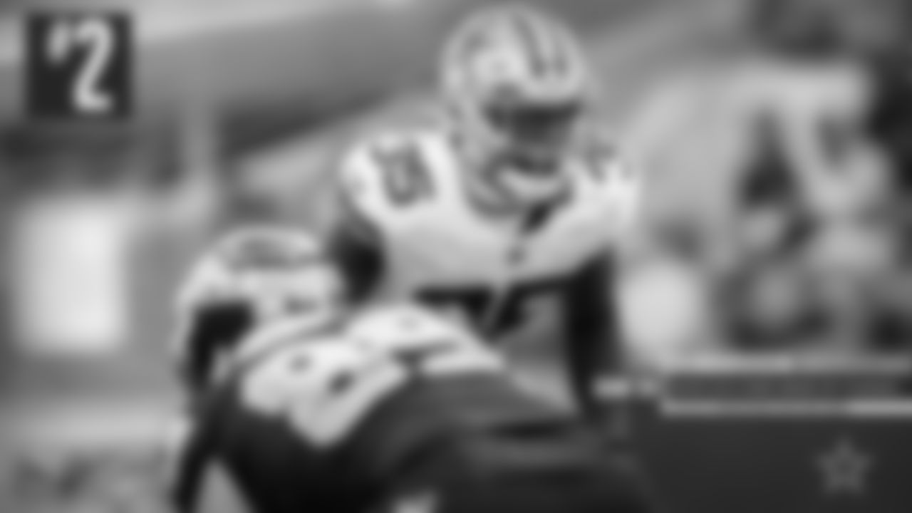 2. DeMarvion Overshown - The fact there's a consensus that DeMarvion Overshown is a top-2 rookie on this list speaks volumes for how impressive he's been this summer — prior to suffering a torn ACL that'll sideline him until 2024. It's a devastating blow, but there's plenty of reason to look forward to his return.