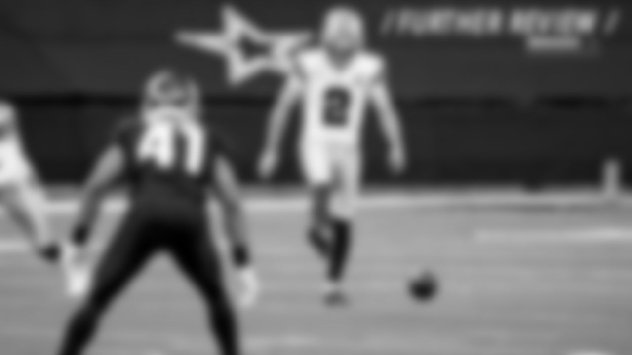Special Teams MVP: Greg Zuerlein
This was a close race in the voting, with nearly half of the picks going to C.J. Goodwin, who had some huge plays on special teams. But Zuerlein likely gets the nod because for the first half of the season, the only two wins for the Cowboys came off of last-second field goals by Zuerlein. He also had the crazy "watermelon kick" that gave the Cowboys a chance to win that Week 2 game over the Falcons. Zuerlein was steady all year, making 34 of 41 field goals. Of his seven misses, six of them occurred over 50 yards out.