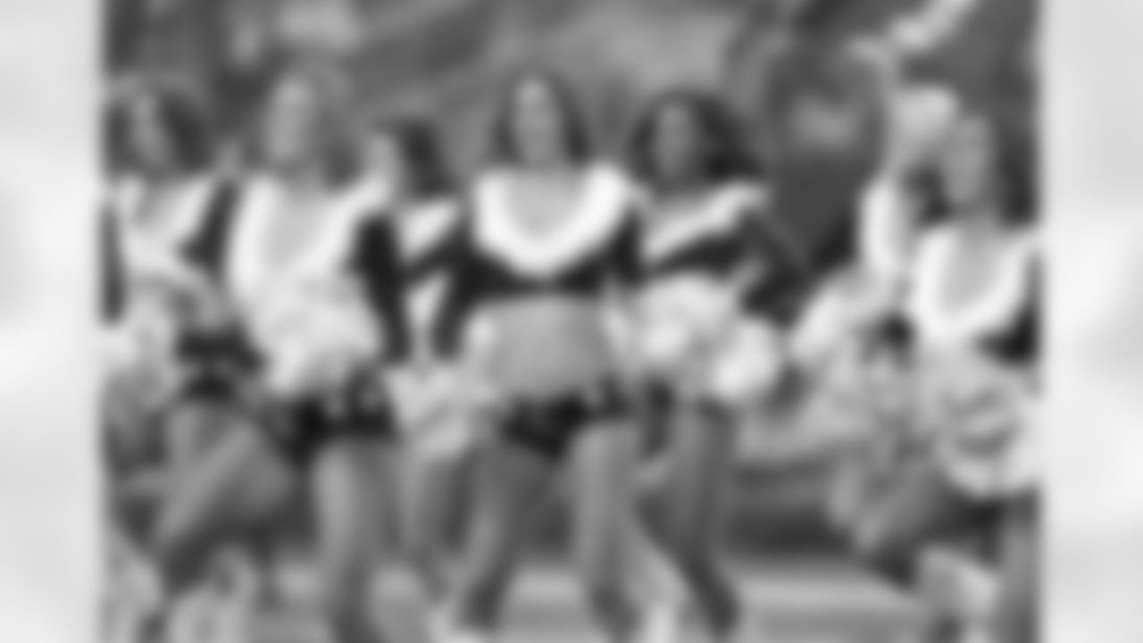 21 December 2014: Cheerleaders Christmas halftime show
of the Dallas Cowboys during the Cowboys 42-7 win over the Indianapolis Colts at AT&T Stadium in Arlington, Texas. Photo by James D. Smith/Dallas Cowboys