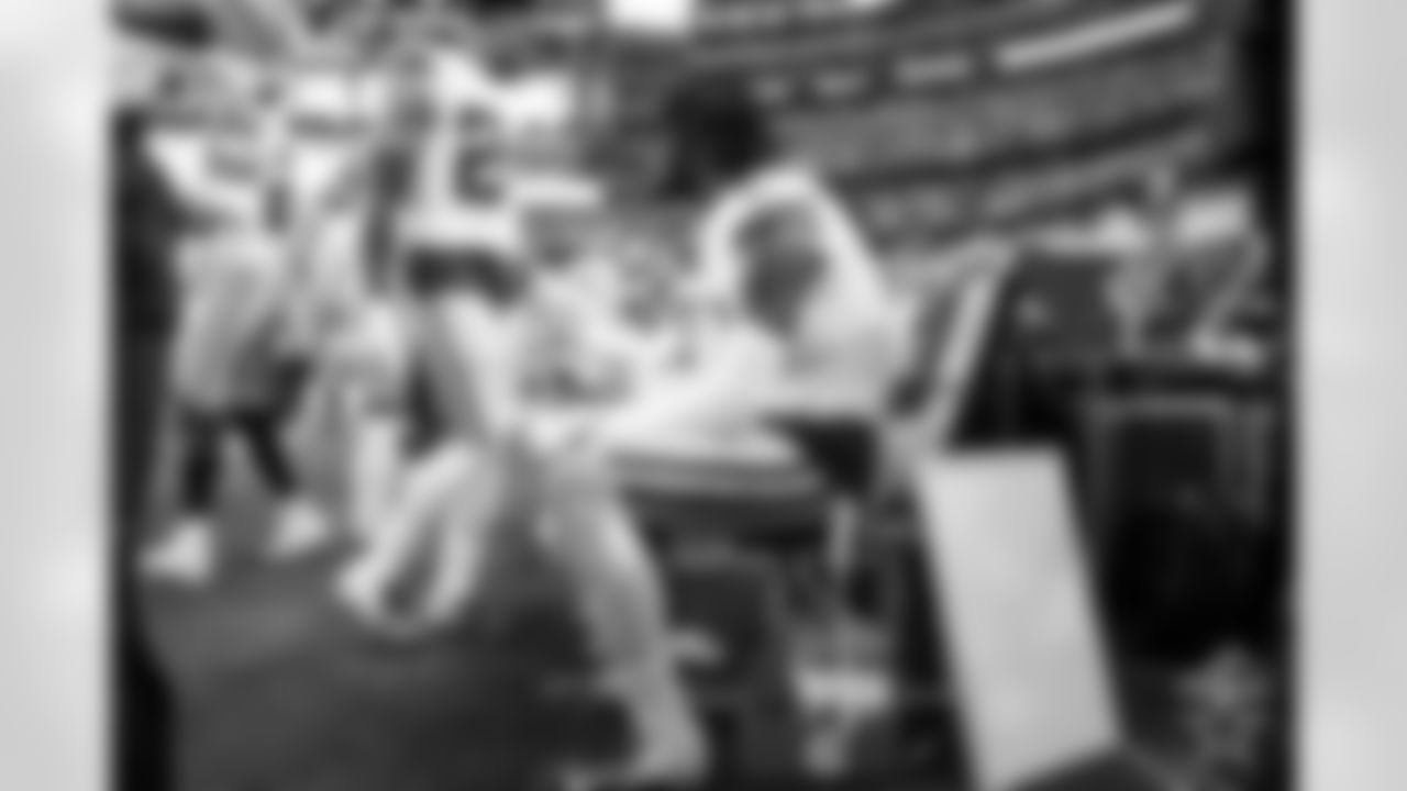 16 January 2022: Views
of the Dallas Cowboys in the second quarter of their NFL wild-card playoff game against the San Francisco 49ers at AT&T Stadium in Arlington, Texas. Photo by Sam Smith/Dallas Cowboys