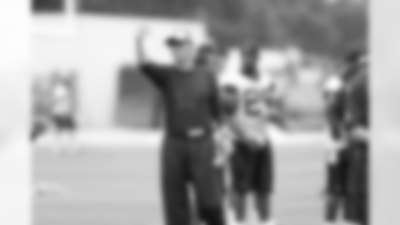 Head coach Jason Garrett during practice.