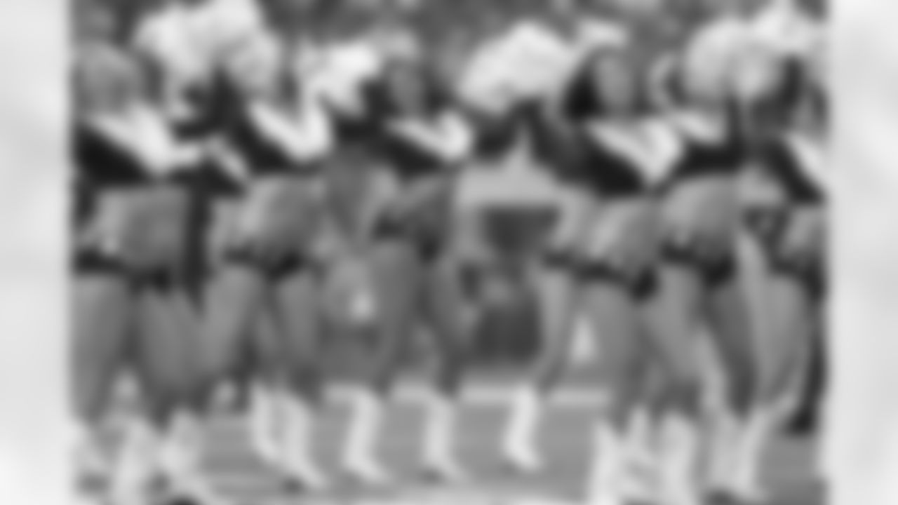 21 December 2014: Cheerleaders Christmas halftime show
of the Dallas Cowboys during the Cowboys 42-7 win over the Indianapolis Colts at AT&T Stadium in Arlington, Texas. Photo by James D. Smith/Dallas Cowboys