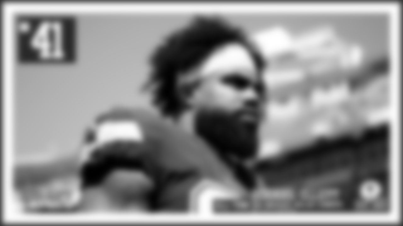 *41. Ezekiel Elliott *
Just months after being drafted in 2016 Elliott was powering his way to an NFL rushing title with 1,631 yards. Elliott not only led the Cowboys to a 13-3 record that season, he became just the third rookie in franchise history to earn first-team All-Pro honors, joining Calvin Hill (1969) and Zack Martin (2014), while also earning his first Pro Bowl selection. He became just the 15th player in NFL history to rush for at least 5,000 yards in his first four pro seasons, and of that group, at least 10 of those running backs will be in the Hall of Fame.