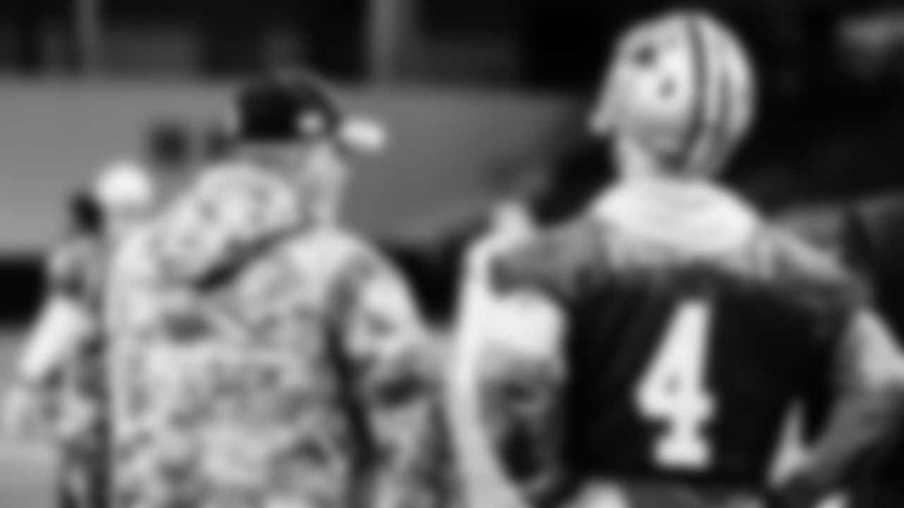 11-Man Slump
If there's one person who won't point a finger in Dak's direction, it would be Ezekiel Elliott. The two came into the league together in 2016 and have fed off each other ever since.
While Dak is getting his share of criticism lately, with the word "slump" being tossed around in his direction, Elliott said blame should be placed on the entire offense for its recent struggles.
"It's 11 of us out there," Zeke said. "I wouldn't say you can put anything on one player. We all need to play better, the whole offense, collectively."
From a confidence standpoint, Zeke said he thinks it hasn't changed.
"I think our confidence level is where it (has) been," he said. "I think we know we have to play better. We just have to go out there ... and play better."
-Nick Eatman (12/15)