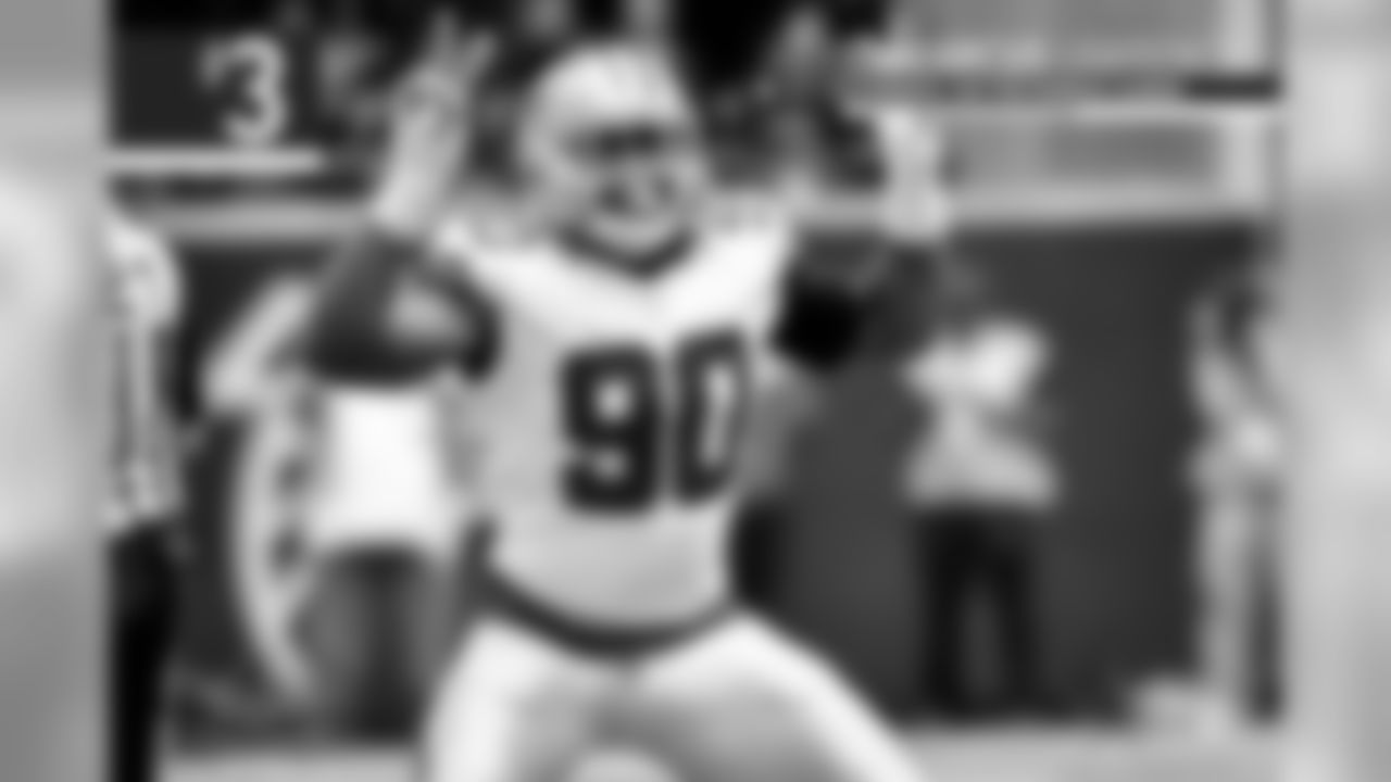 3. DeMarcus Lawrence – He had the No. 3 spot last week in Philly as well. D-Law had 1.5 sacks against the Falcons, including a big play that knocked Atlanta out of field-goal range. There wasn't a lot of rotation but he still was active all game, flushing Matt Ryan out of the pocket.