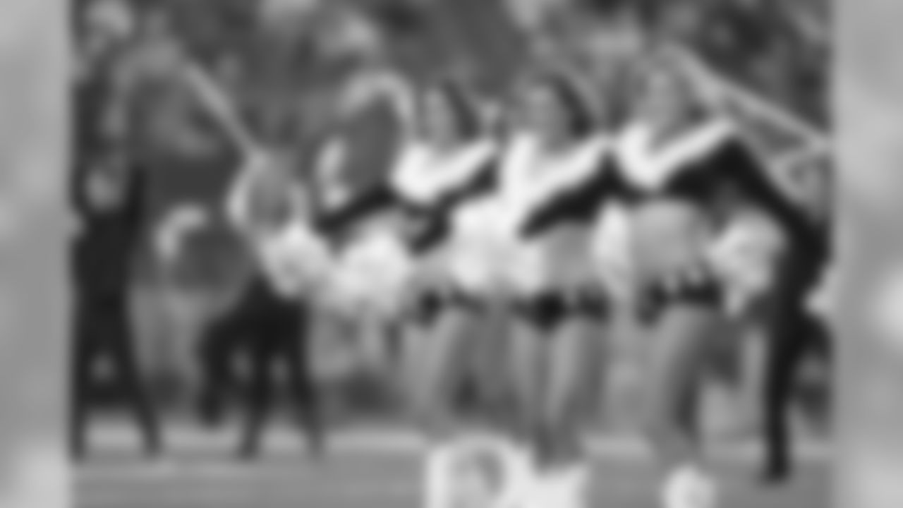 21 December 2014: Cheerleaders Christmas halftime show
of the Dallas Cowboys during the Cowboys 42-7 win over the Indianapolis Colts at AT&T Stadium in Arlington, Texas. Photo by James D. Smith/Dallas Cowboys