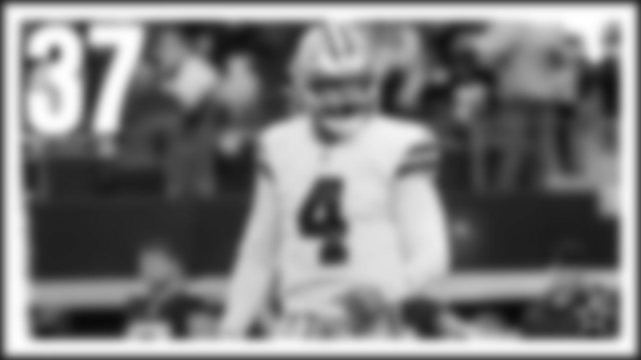 Dak Prescott was able to set the Cowboys' single-season touchdown record in 2021, throwing 37 touchdowns, including five in the season finale against the Eagles. Dak surpassed Tony Romo's record of 36, set in 2007.