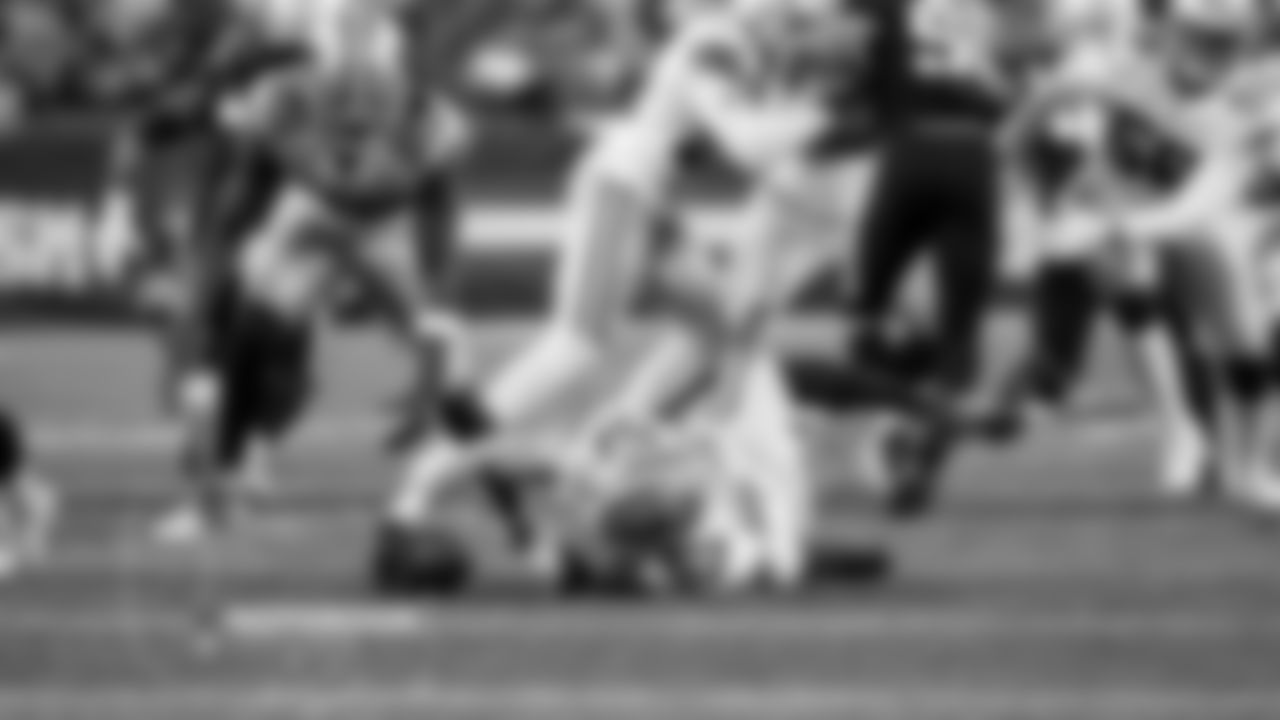 Block Party
Being aggressive on the punt return team can sometimes backfire. Although special teams coordinator John Fassel took some heat for a penalty trying to block a punt in Week 2 vs. the Chargers, he went for another one Sunday.
In the second quarter, Fassel deployed the same aggression and this time linebacker Luke Gifford got a clean block of the punt before recovering the ball himself and giving the Cowboys great field position. It was the first time the Cowboys blocked a punt since 2015.
Gifford said after the game that Fassel tells the entire special teams that they can't predict which player might have a chance to block a punt or make a big play so each player needs to be ready for his opportunity.
"You have to be aggressive and put your foot on the gas and that's what we preach," Gifford said. "I know if we just do things the way we're supposed to and hold each other accountable, it's going to work out."
— Jonny Auping (10/17)