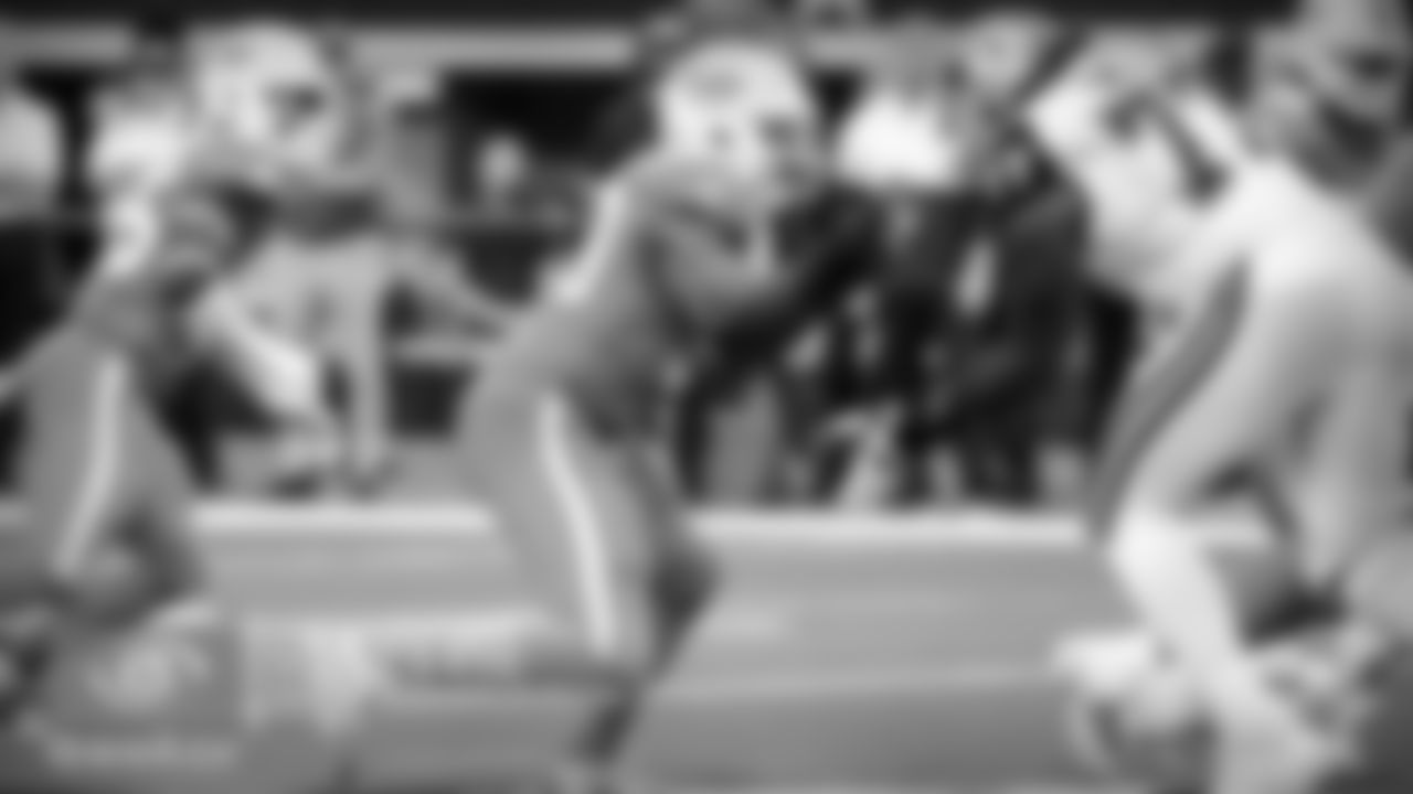 I came into this game thinking Charles Harris was the Dolphins' best pass rushing threat, and after studying the film I still believe that's the case. But Harris wasn't a factor and that was in large part to the job that both Tyron Smith and La'el Collins did on him. Harris tried to rush from both sides and did it with little success. The only real pressure he got in the game was when he lined up at nose on a three-man line and beat Travis Frederick to his off-hand side. Frederick tried to snatch him quickly, but Harris was able to knock his hands away and put Frederick in a bind. Prescott tried to hang in there with a pass over the middle to Jason Witten, but Steven Parker knocked it away.