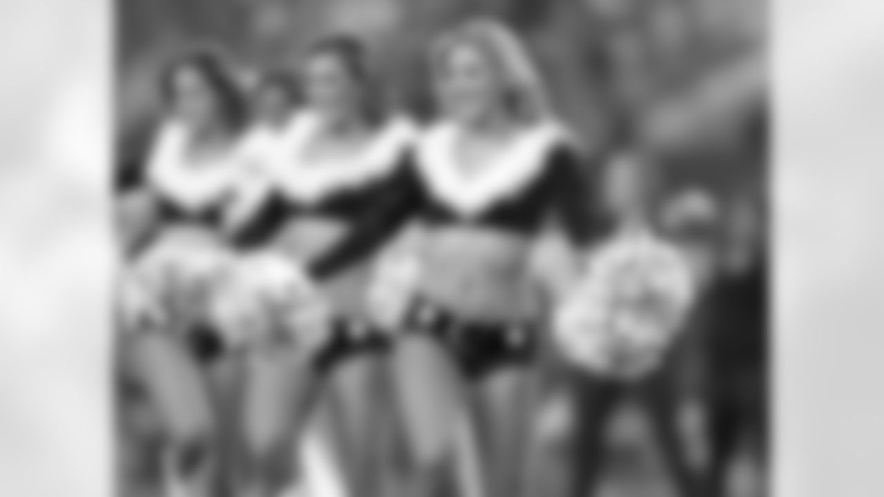 21 December 2014: Cheerleaders Christmas halftime show
of the Dallas Cowboys during the Cowboys 42-7 win over the Indianapolis Colts at AT&T Stadium in Arlington, Texas. Photo by James D. Smith/Dallas Cowboys