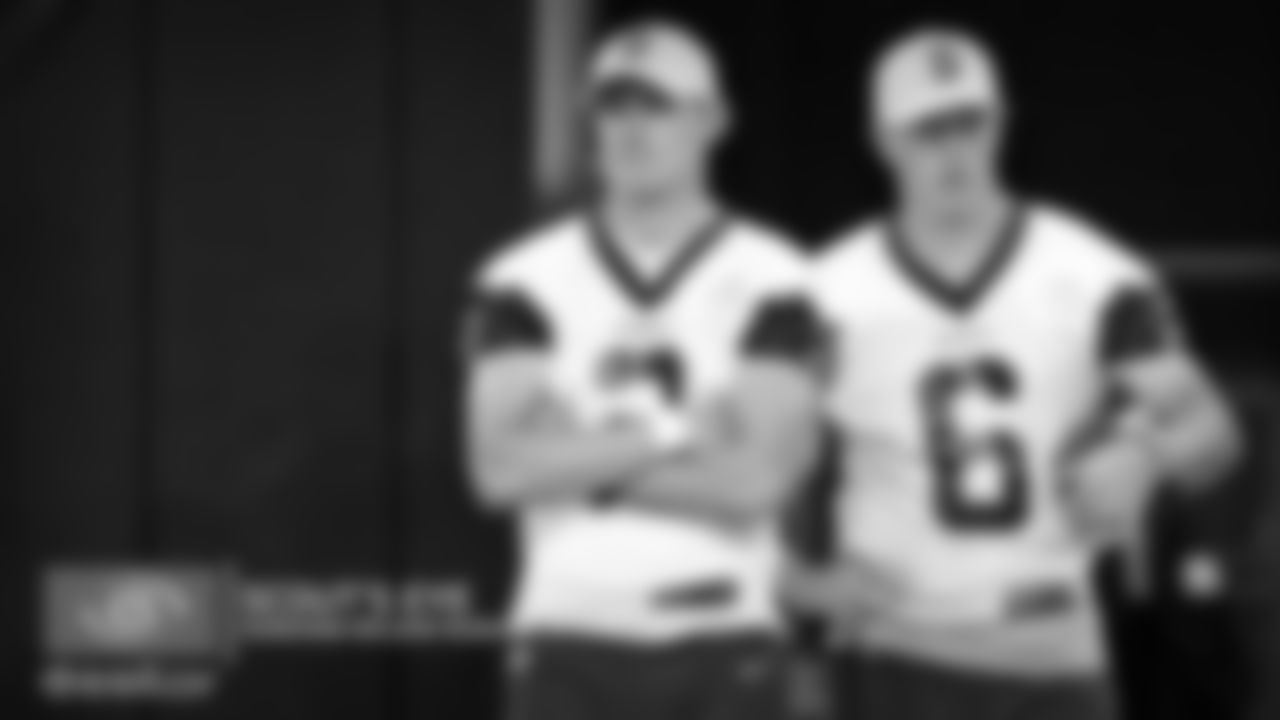 On the positive side of the kicking situation. Brett Maher did not miss a field goal during the kicking portion of practice. Maher also drilled a 50-yard field goal from the middle of the field to finish a drive. In talking to coaches about Maher's camp so far, they're still confident in him and are going to continue to give him every opportunity necessary to help him along.