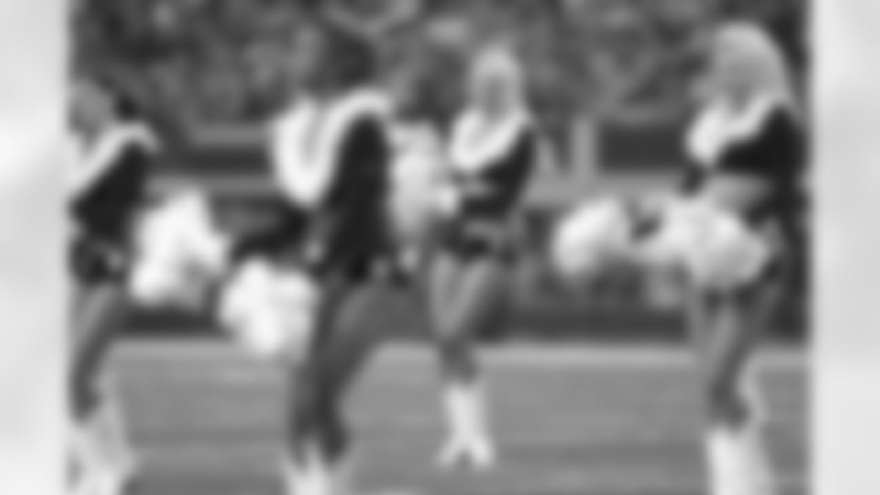 21 December 2014: Cheerleaders Christmas halftime show
of the Dallas Cowboys during the Cowboys 42-7 win over the Indianapolis Colts at AT&T Stadium in Arlington, Texas. Photo by James D. Smith/Dallas Cowboys