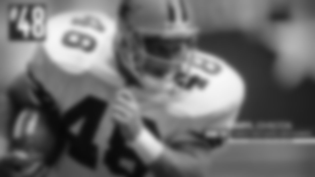 This is similar to Woodson and has a much better shot of staying on the shelf. There aren't many players requesting Daryl Johnston's No. 48. The Cowboys had a linebacker in the number the last few years with Joe Thomas. But if the Cowboys ever get a true blocking fullback again, don't expect him to wear the 48, donned by the "Moose."