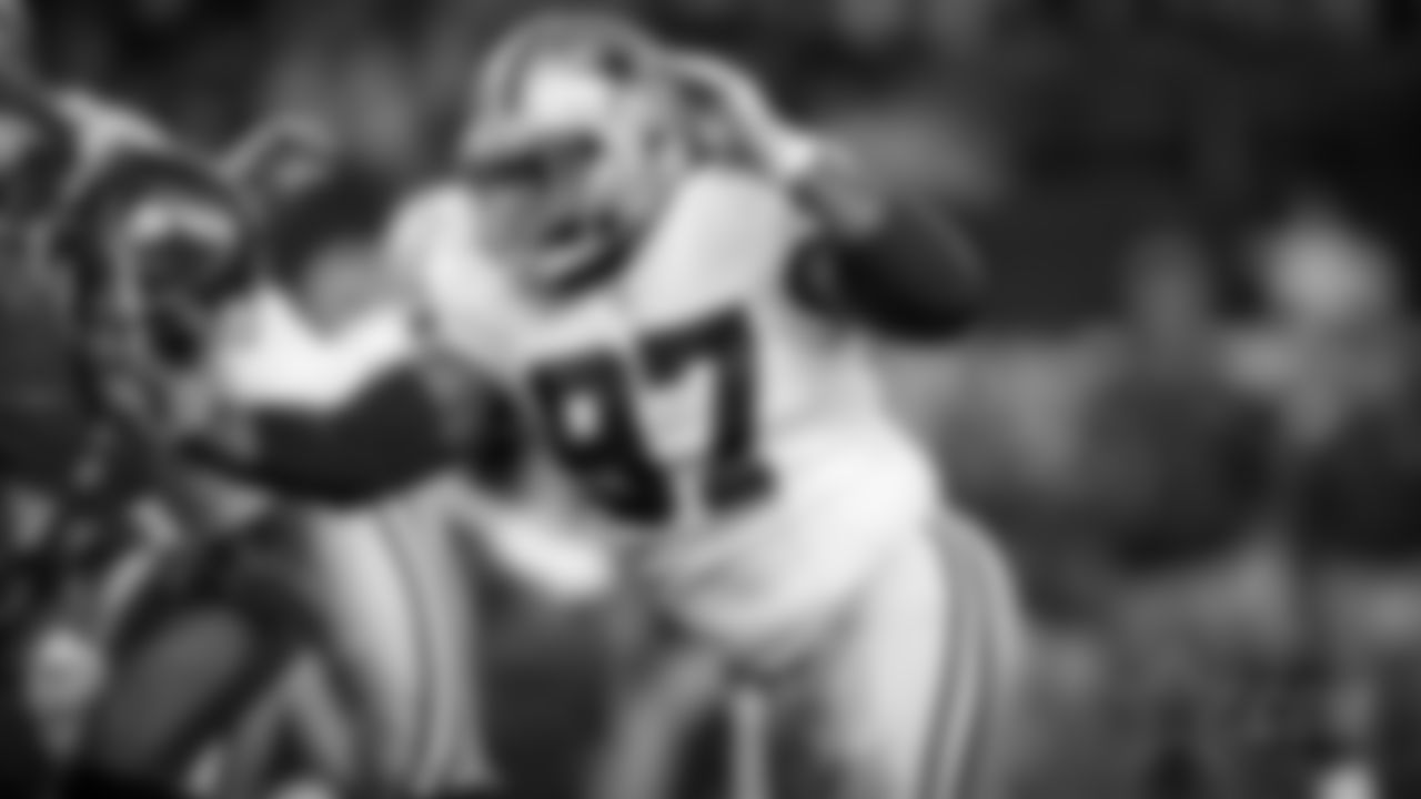 Dallas Cowboys defensive tackle Terrell McClain (97) during the 2016 NFL week 15 regular season game against the Tampa Bay Buccaneers, Sunday, Dec. 18, 2016, in Arlington, Texas. The Cowboys defeated the Buccaneers, 26-20. (James D. Smith via AP)