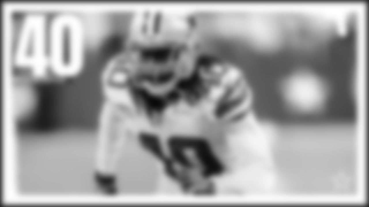 Blast From The Past: Danny McCary – Long before he was a TV star on the reality show "Survivor," McCray was another special teams ace that wore No. 40. He caught the eye of former Cowboys special teams coach Joe DeCamillis, when he was actually looking at another LSU teammate on film. But McCray's instincts in the kicking game got him a contract in 2010 after the draft. He made the team and after two years, joined Bill Bates as the second player in franchise history to lead the team in special teams tackles.