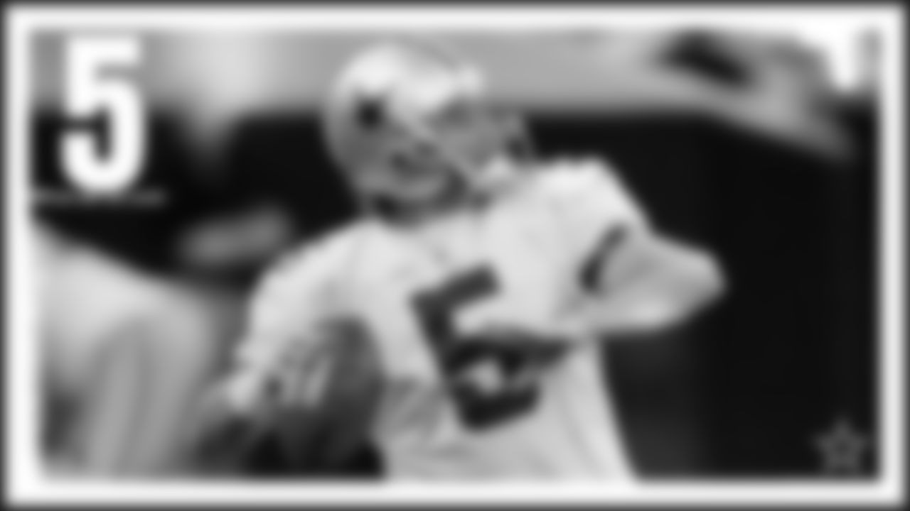 Blast From The Past: Clint Stoerner – Stoerner was a star during his time at the University of Arkansas and found his way to the Cowboys when they signed him as a UDFA following the 2000 NFL Draft. He played in just five games for Dallas with three touchdowns and five interceptions before he was scooped up for NFL Europe in 2001. The Cowboys officially released Steoner in 2003 when another undrafted rookie passed him on the depth chart in Tony Romo.
