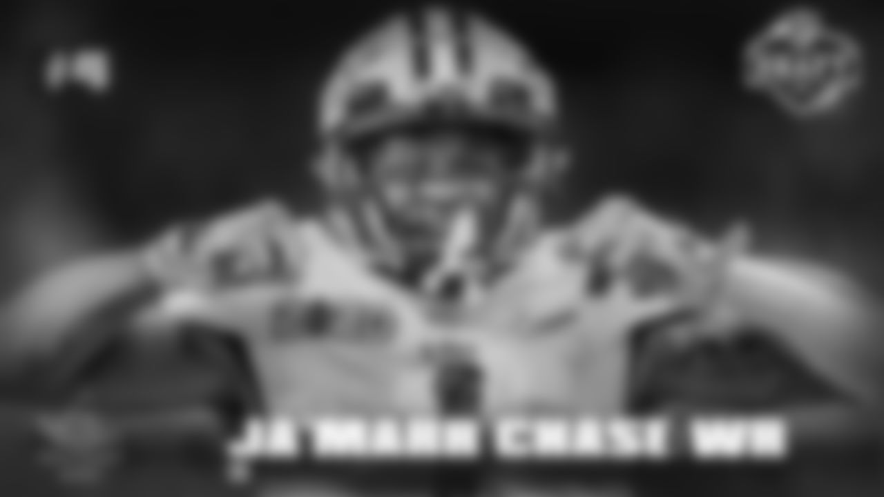 4. Ja'Marr Chase: Was the most productive wide receiver on a college team that had the most productive rookie WR in NFL history. Was only 19 years old.