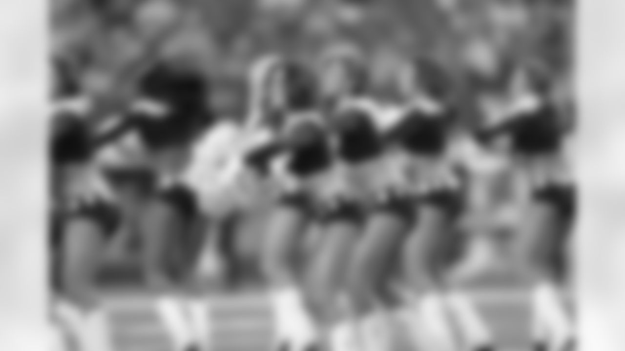 21 December 2014: Cheerleaders Christmas halftime show
of the Dallas Cowboys during the Cowboys 42-7 win over the Indianapolis Colts at AT&T Stadium in Arlington, Texas. Photo by James D. Smith/Dallas Cowboys