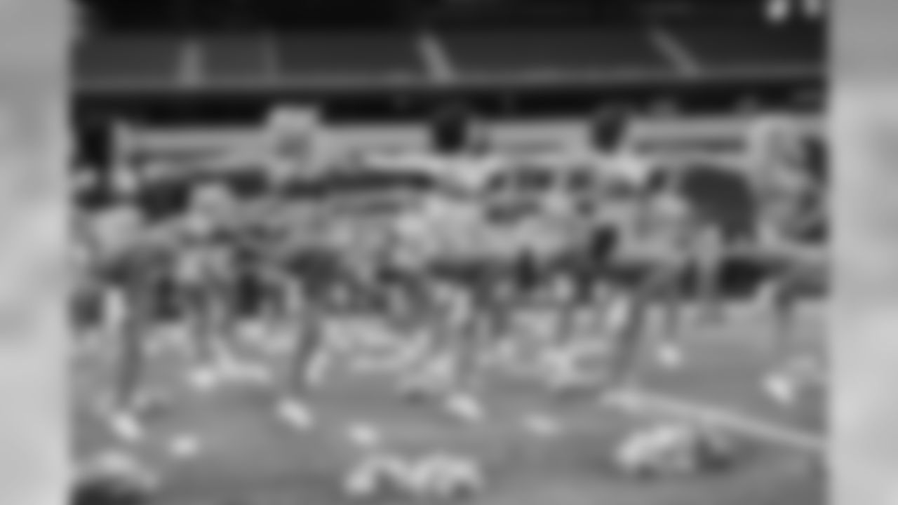 Dallas Cowboys Cheerleaders tryouts at AT&T Stadium in Arlington, Texas on May 6, 2018.