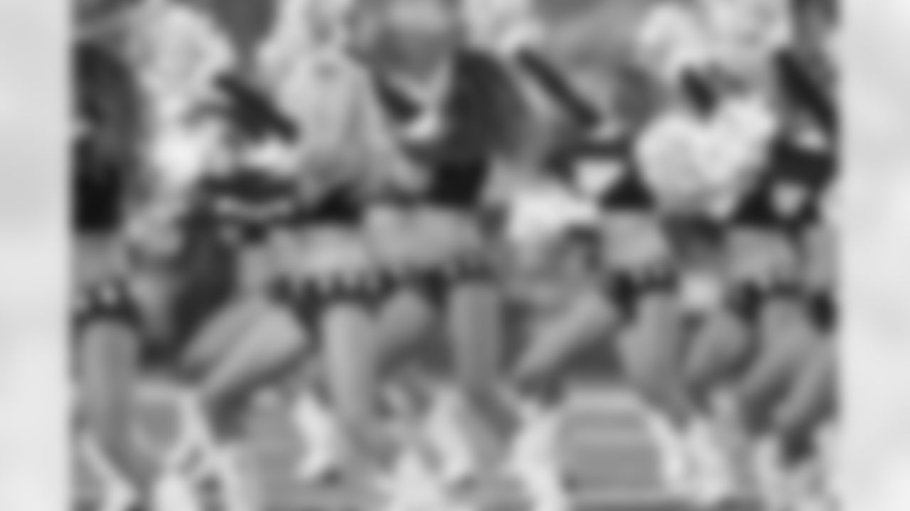 21 December 2014: Cheerleaders Christmas halftime show
of the Dallas Cowboys during the Cowboys 42-7 win over the Indianapolis Colts at AT&T Stadium in Arlington, Texas. Photo by James D. Smith/Dallas Cowboys