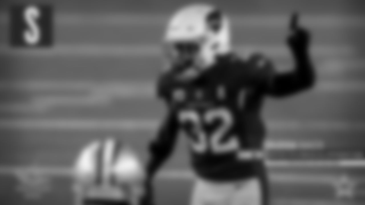 S: Budda Baker, Arizona Cardinals
Baker showed off for a national audience in Week 6 against the Cowboys. He made seven tackles, adding a sack, two QB hits and a pass breakup. Most importantly, he picked off Andy Dalton in the Arizona red zone to snuff out a scoring opportunity.